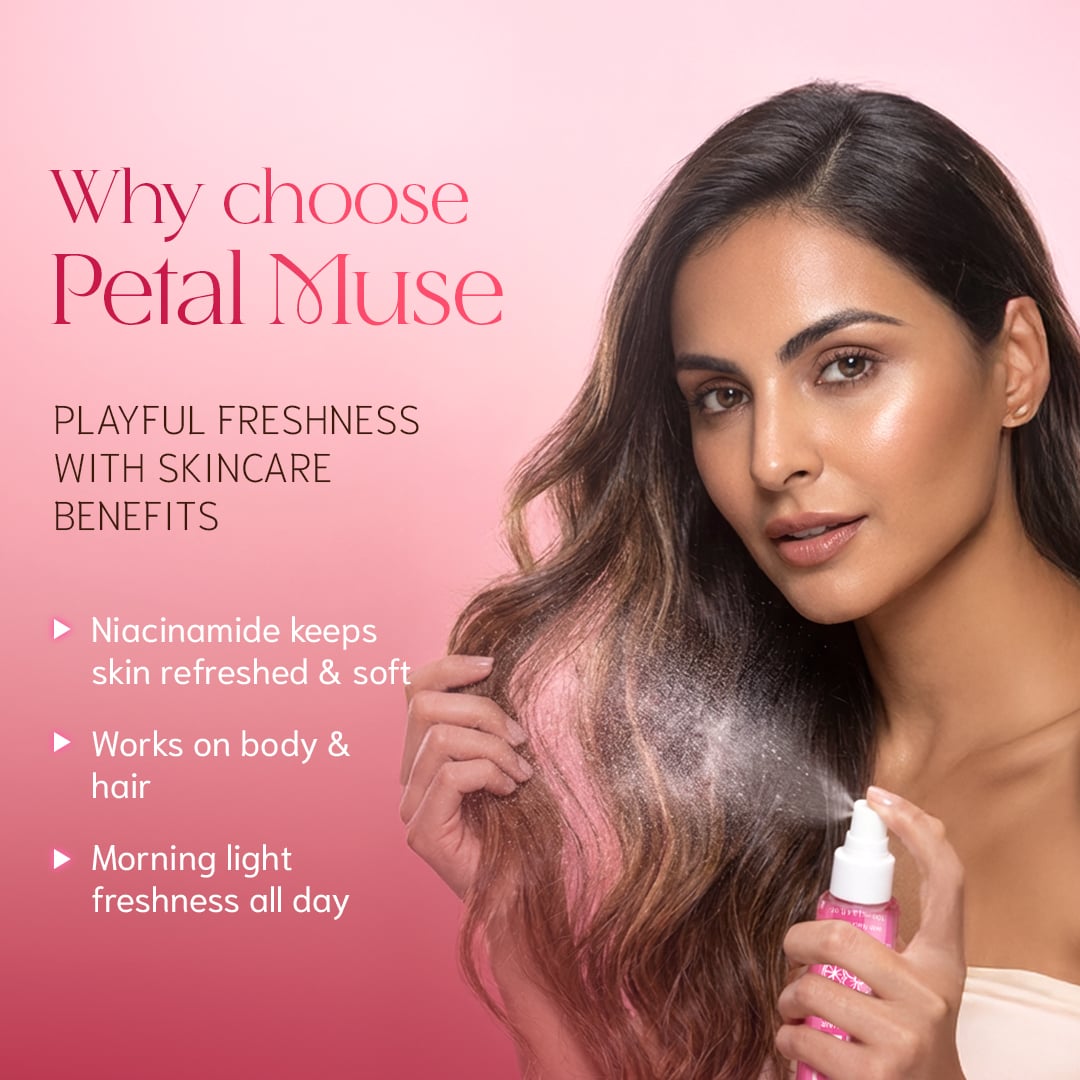 Morning Light Floral Hair & Body Mist Refreshing Peony Fragrance 100ml