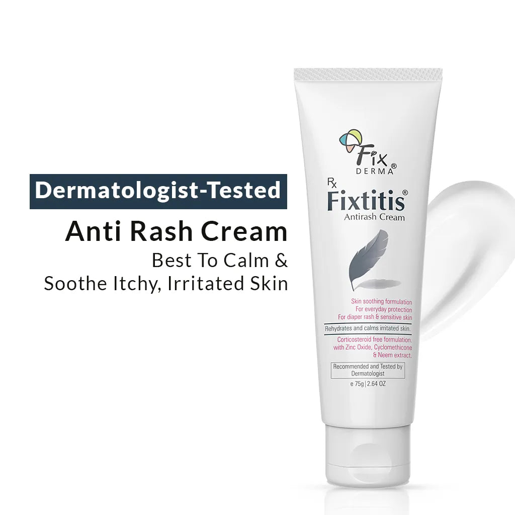 【Fixderma】 Fixtitis Anti Rash Cream｜フィクスティティス 肌荒れケア クリーム｜75g