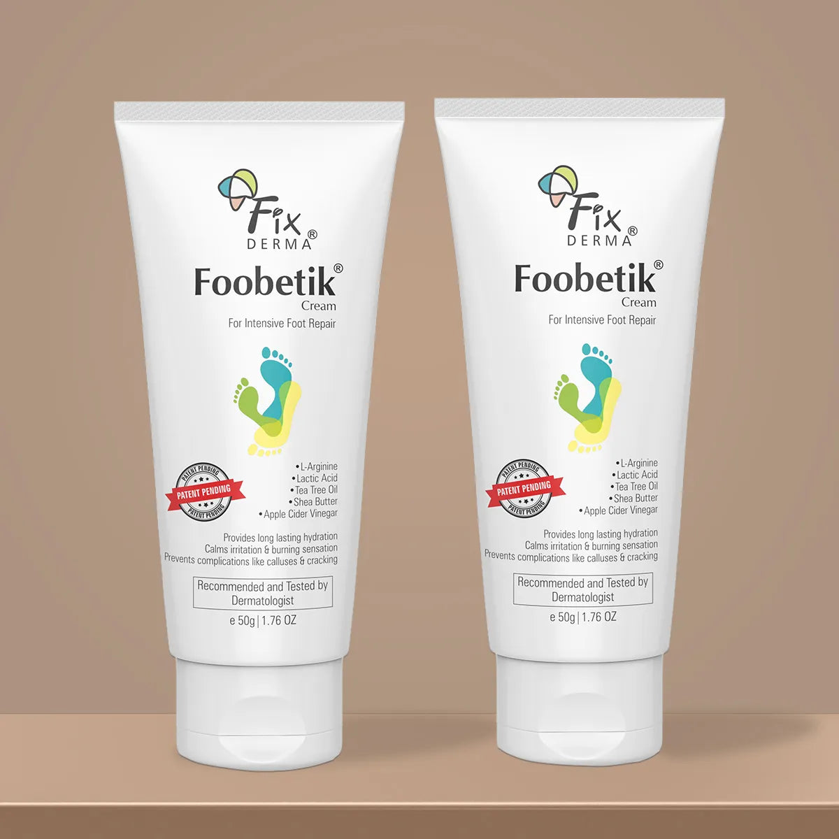 Foobetik Foot Cream 50g Pack of 2 50gx2