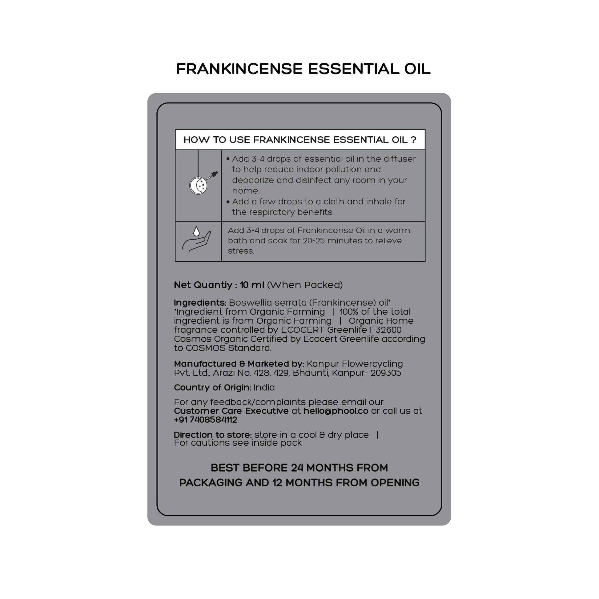 Frankincense Essential Oil (10ml)