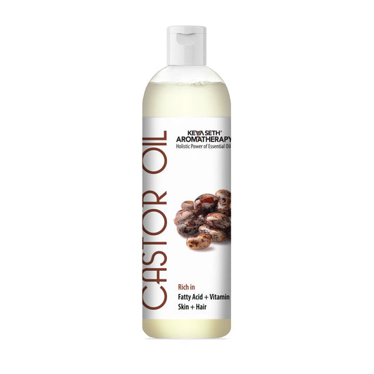 Cold Pressed Pure Castor Oil For Skin & Hair, Rich in Fatty Acid, Vitamin E 200ml