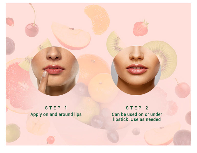 【Biotique】 Fruit Brightening Lip Balm (Pack of 2)｜フルーツ リップバーム 2個セット｜12g×2