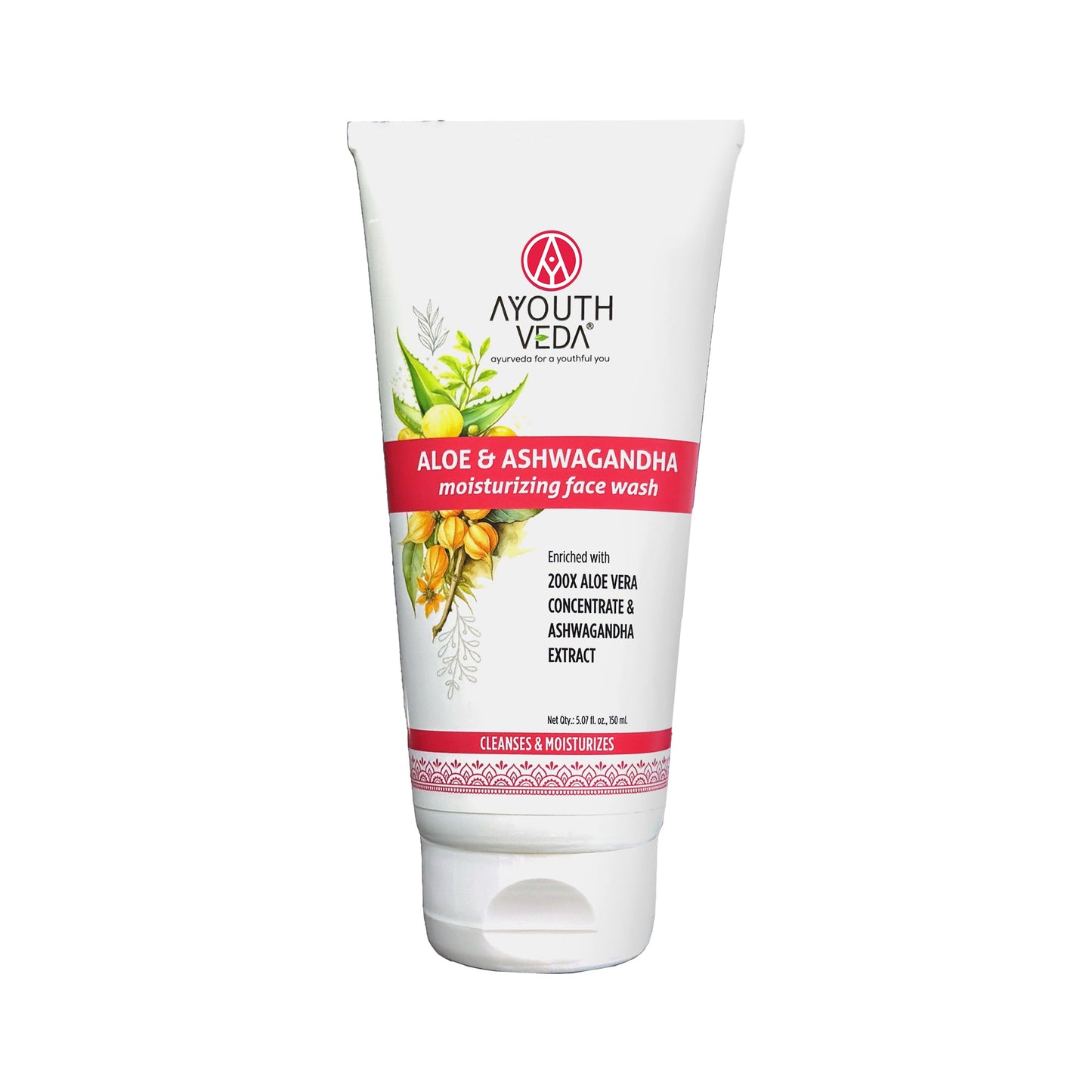 Aloe & Ashwagandha Moiturizing Face Wash 150ml 150ml