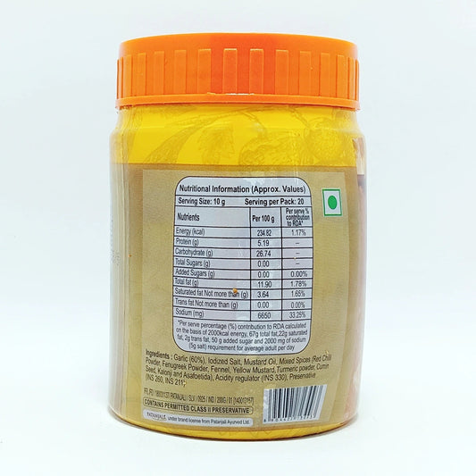 Patanjali Garlic Pickle 200g