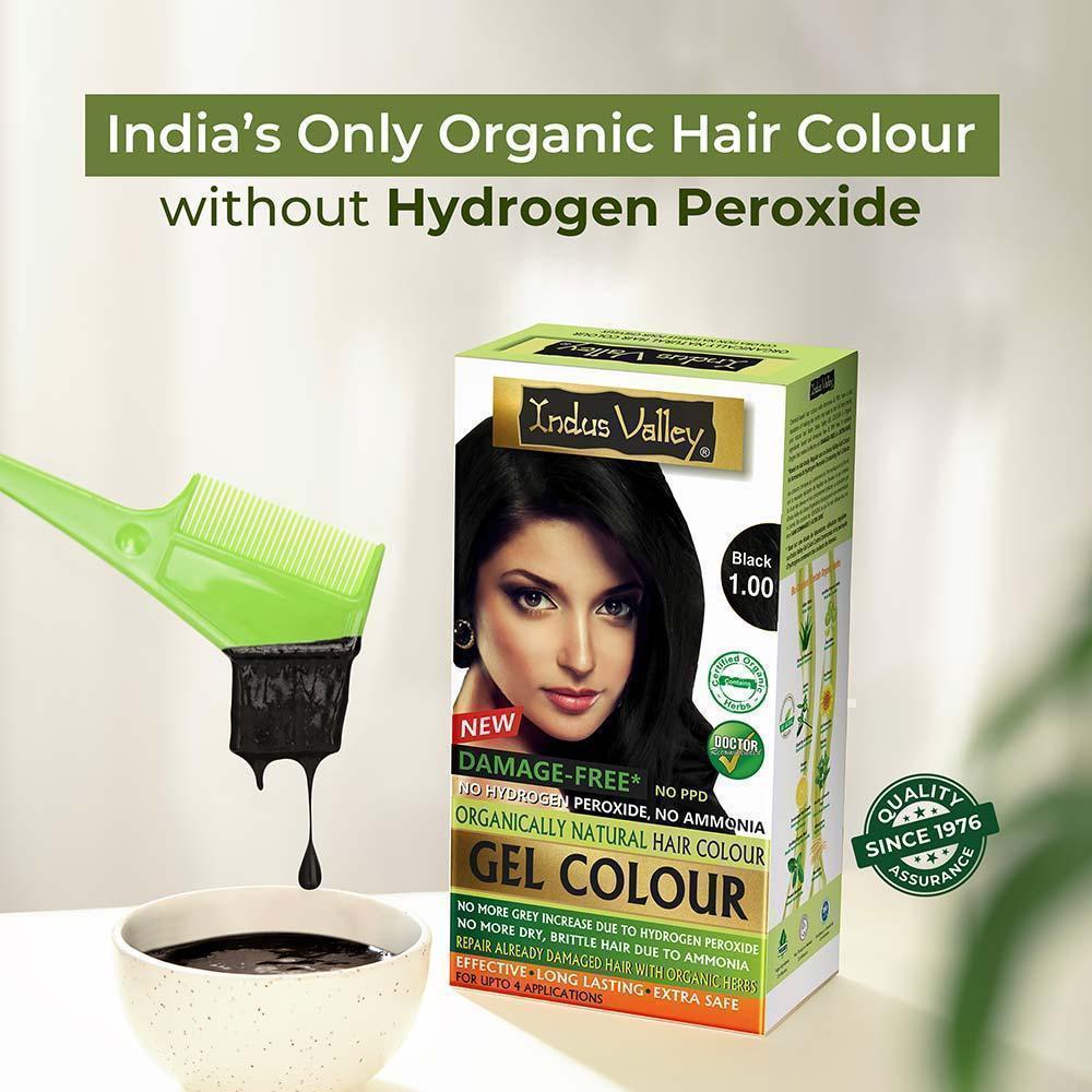 Medium Brown Damage Free Gel Hair Color Single Application Trial Pack Medium Brown