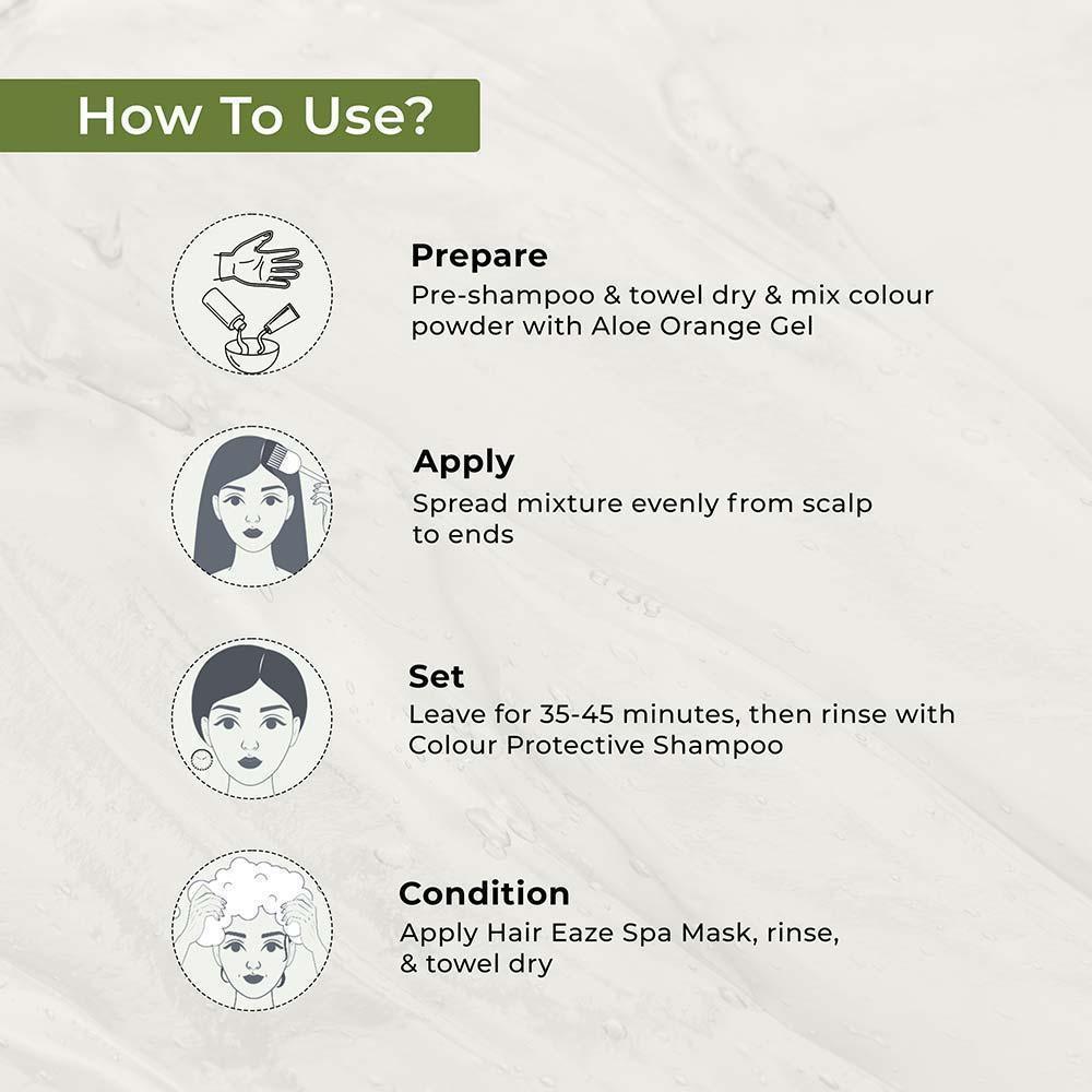 Light Brown Damage Free Gel Hair Color Single Application Trial Pack Light Brown