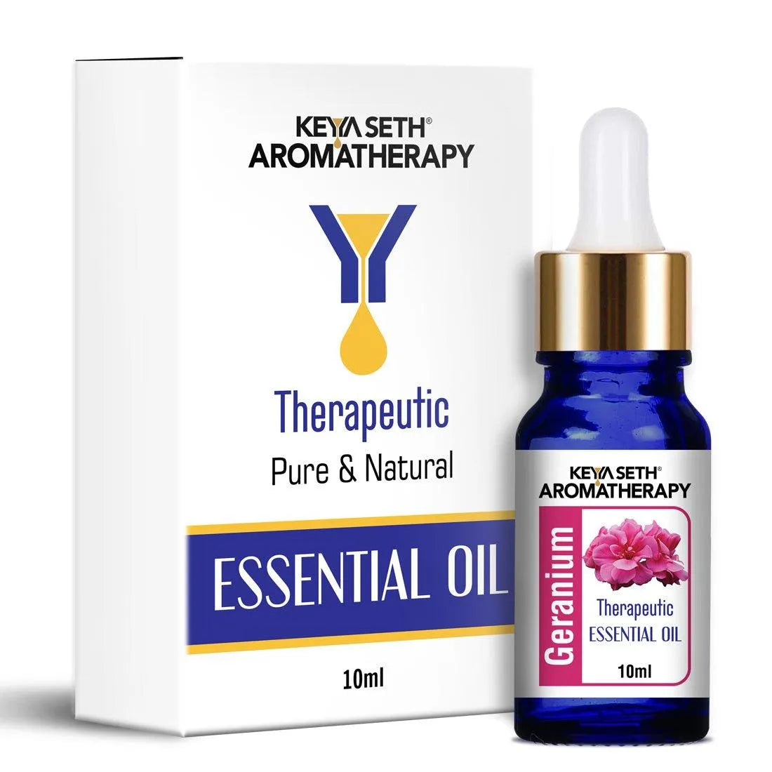 Geranium Essential Oil, Therapeutic, Pure & Natural, Balances Sebum, Increases Collagen & Blood Flow, Breast Toner & Regulates Hormone 10ml 10ml