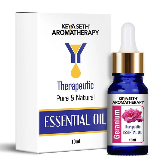 Geranium Essential Oil, Therapeutic, Pure & Natural, Balances Sebum, Increases Collagen & Blood Flow, Breast Toner & Regulates Hormone 10ml 10ml