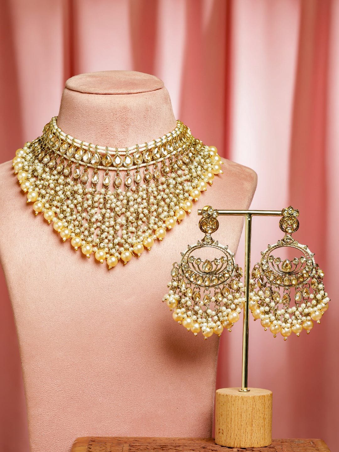 Gilded Glow in Golden Hues Choker Set フリーサイズ