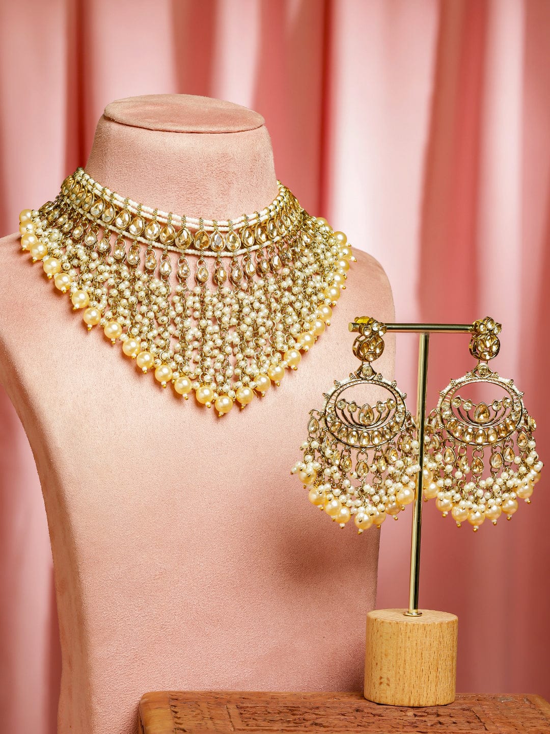 Gilded Glow in Golden Hues Choker Set フリーサイズ