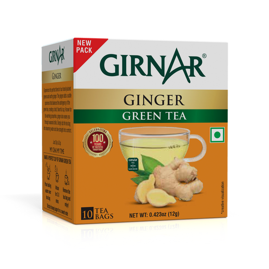 Green Tea Bags - Ginger 25 Tea Bags