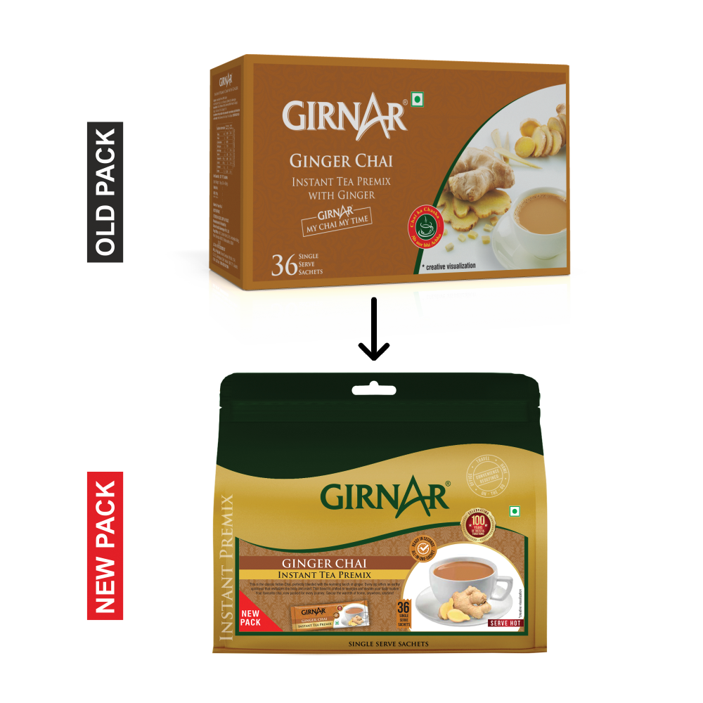 Instant Tea Premix With Ginger 10 Sachets