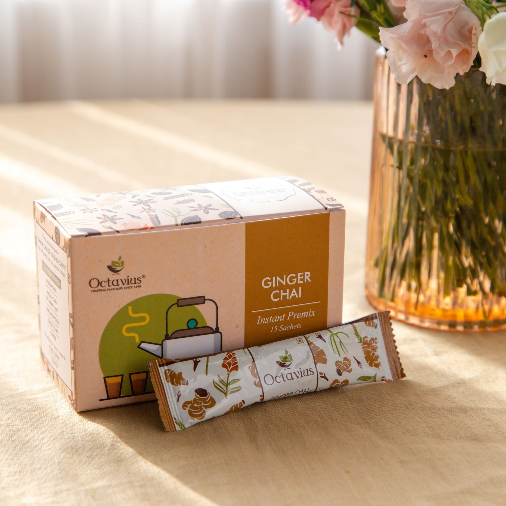 Ginger Chai Instant Premix 10 Sachets