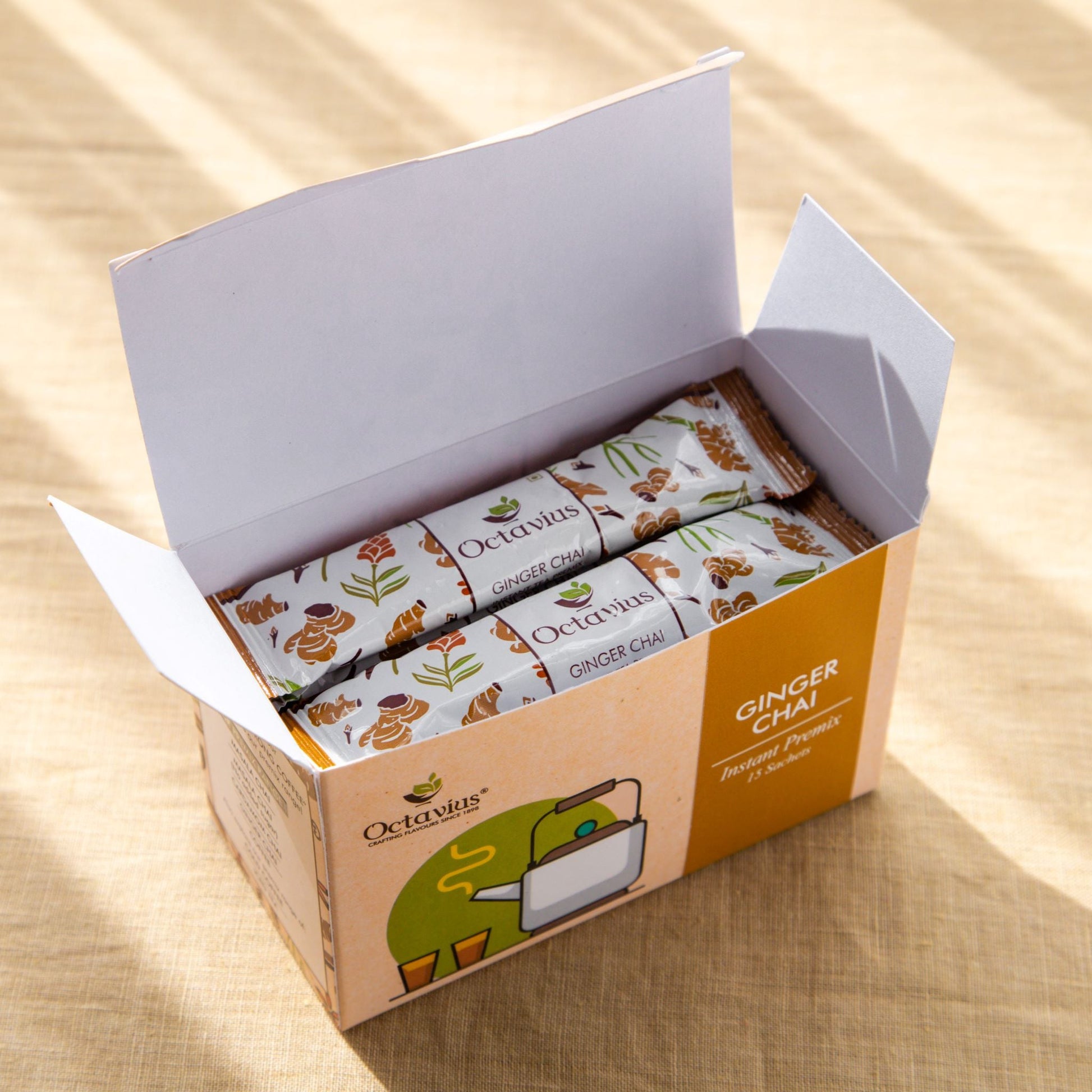 Ginger Chai Instant Premix 10 Sachets