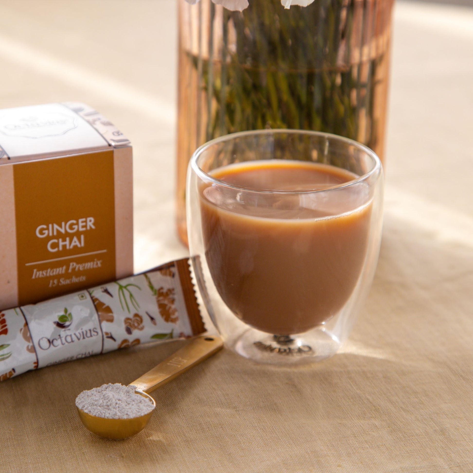 Ginger Chai Instant Premix 10 Sachets