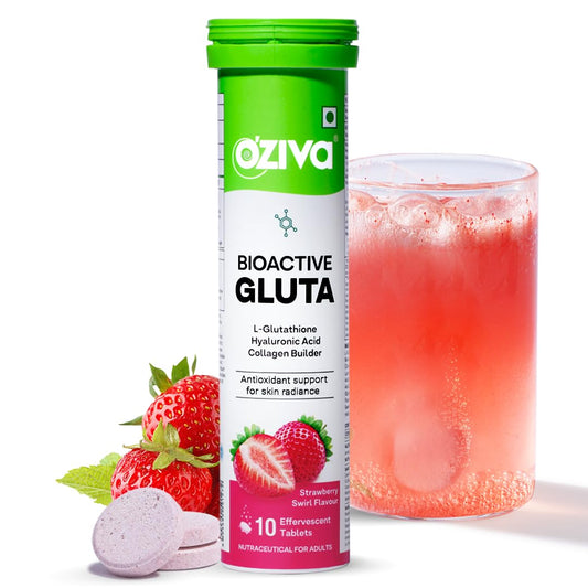 Gluta Fizzy Strawberry 10 Tablets 10 Tablets