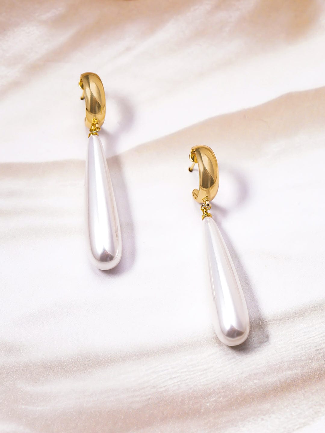 【Rubans】 Pearl Dewdrop Earrings｜パール デュードロップ イヤリング