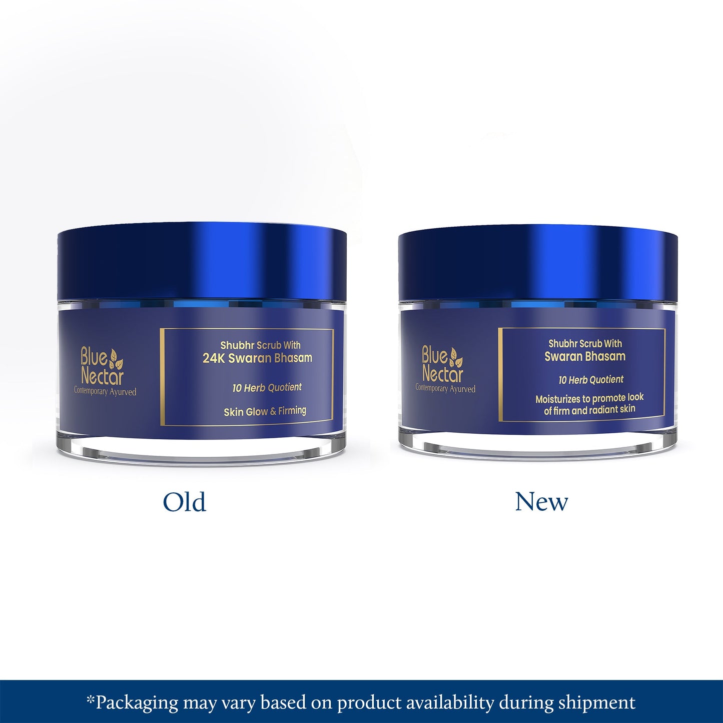 Gold Face Scrub for Glowing Skin with Walnut & Kumkumadi (12 herbs, 50g) 50g
