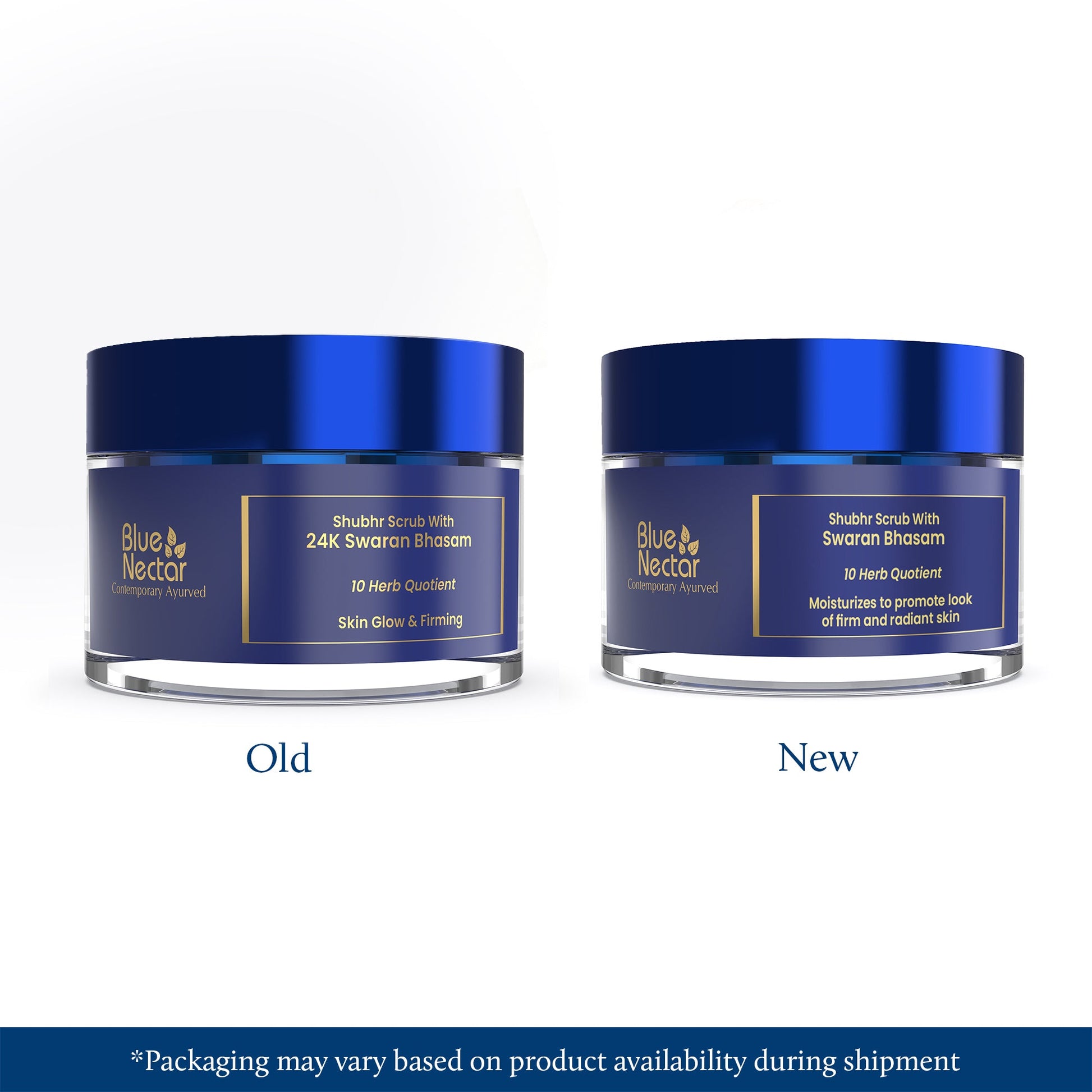 Gold Face Scrub for Glowing Skin with Walnut & Kumkumadi (12 herbs, 50g) 50g