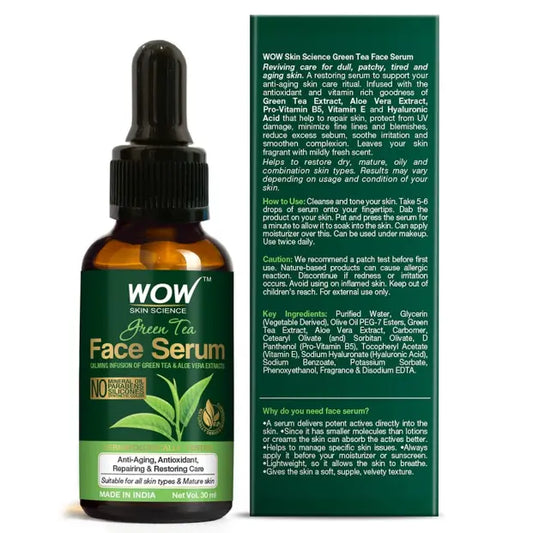 WOW Skin Science グリーンティー フェイスセラム 30ml