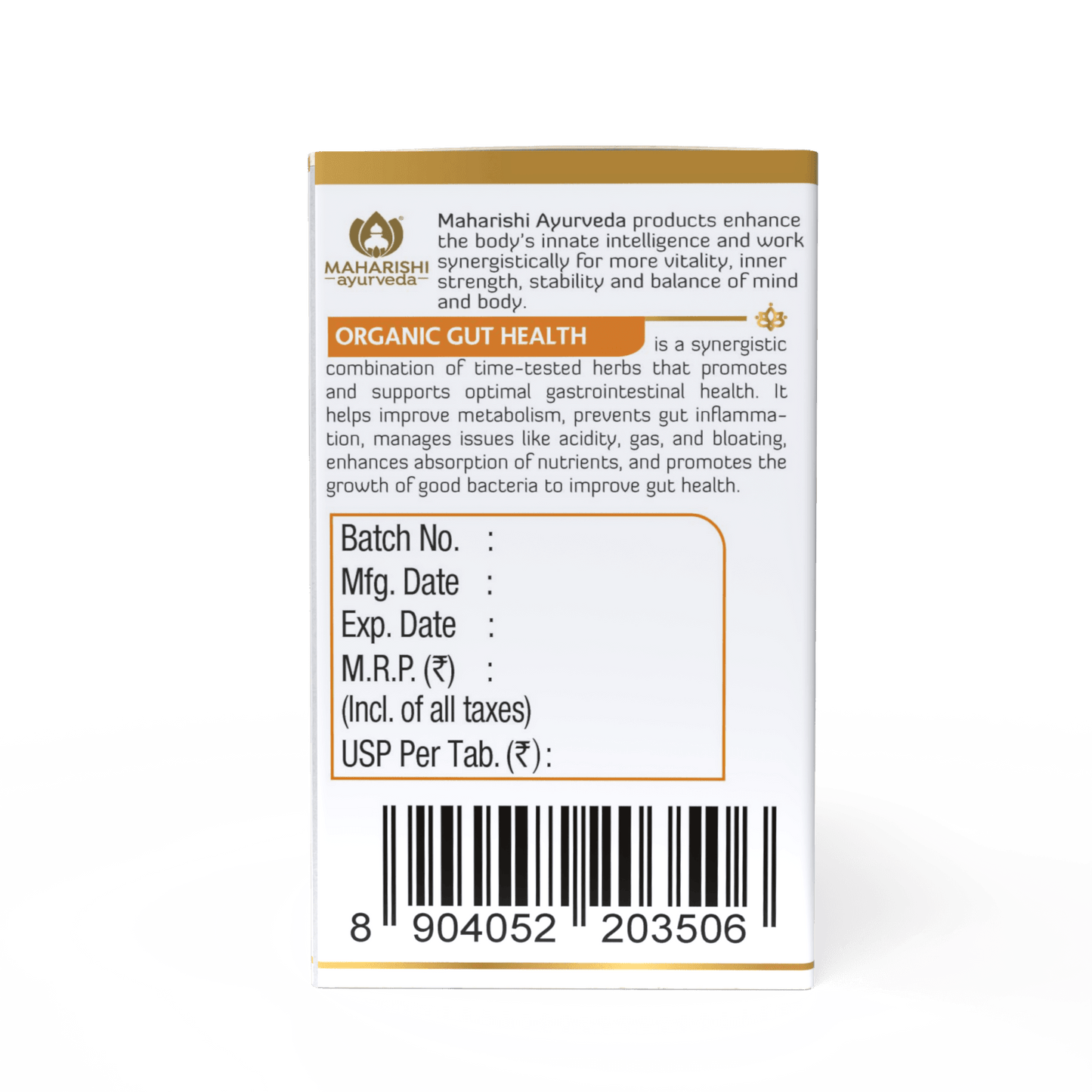 Maharishi Ayurveda Gut Health -For Digestion & Detox