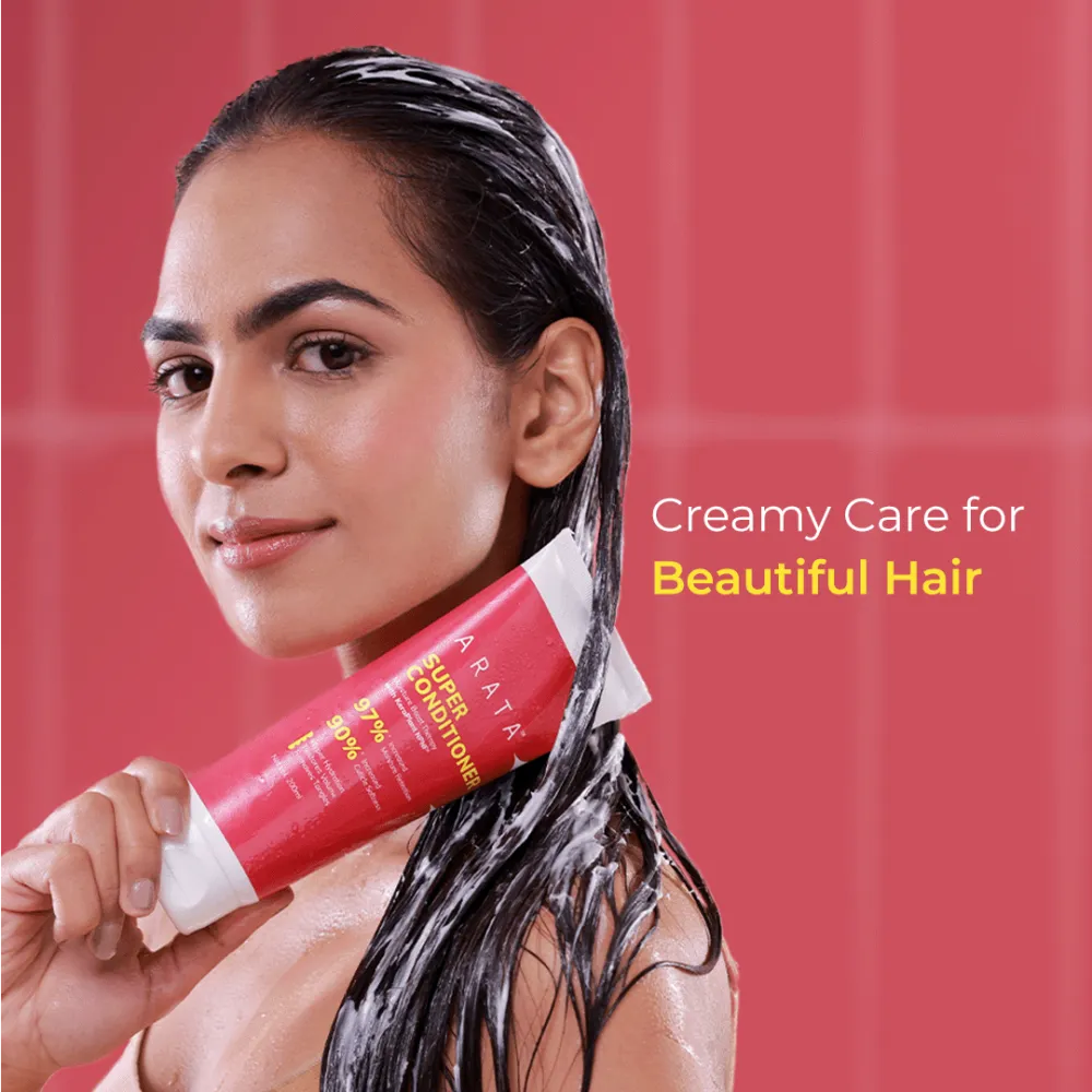 Vegan Keratin & Rice Water Super Conditioner» for Dry, Frizzy & Damaged Hair - 200ml 200ml