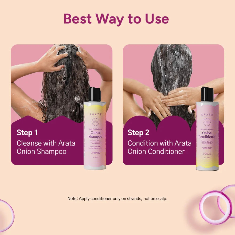 Hair Fall Defense Onion Shampoo for Root Strengthening- 200ml 200ml