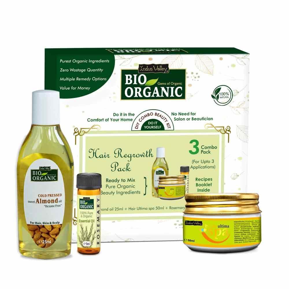 Bio-Organic DIY Hair Regrowth Pack Beauty Kit - Net Quantity: 80ml 80ml