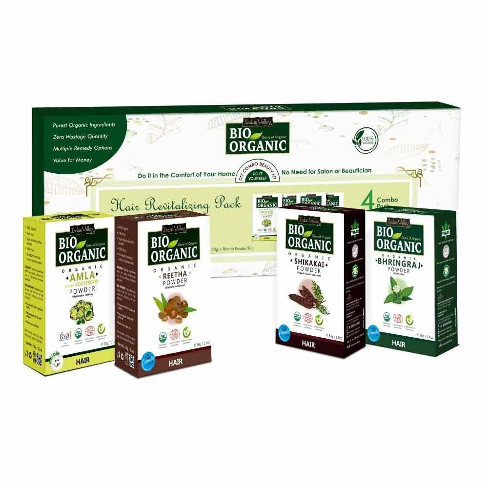 Bio Organic Hair Revitalising Pack DIY Combo Beauty Kit - 120gm 120g