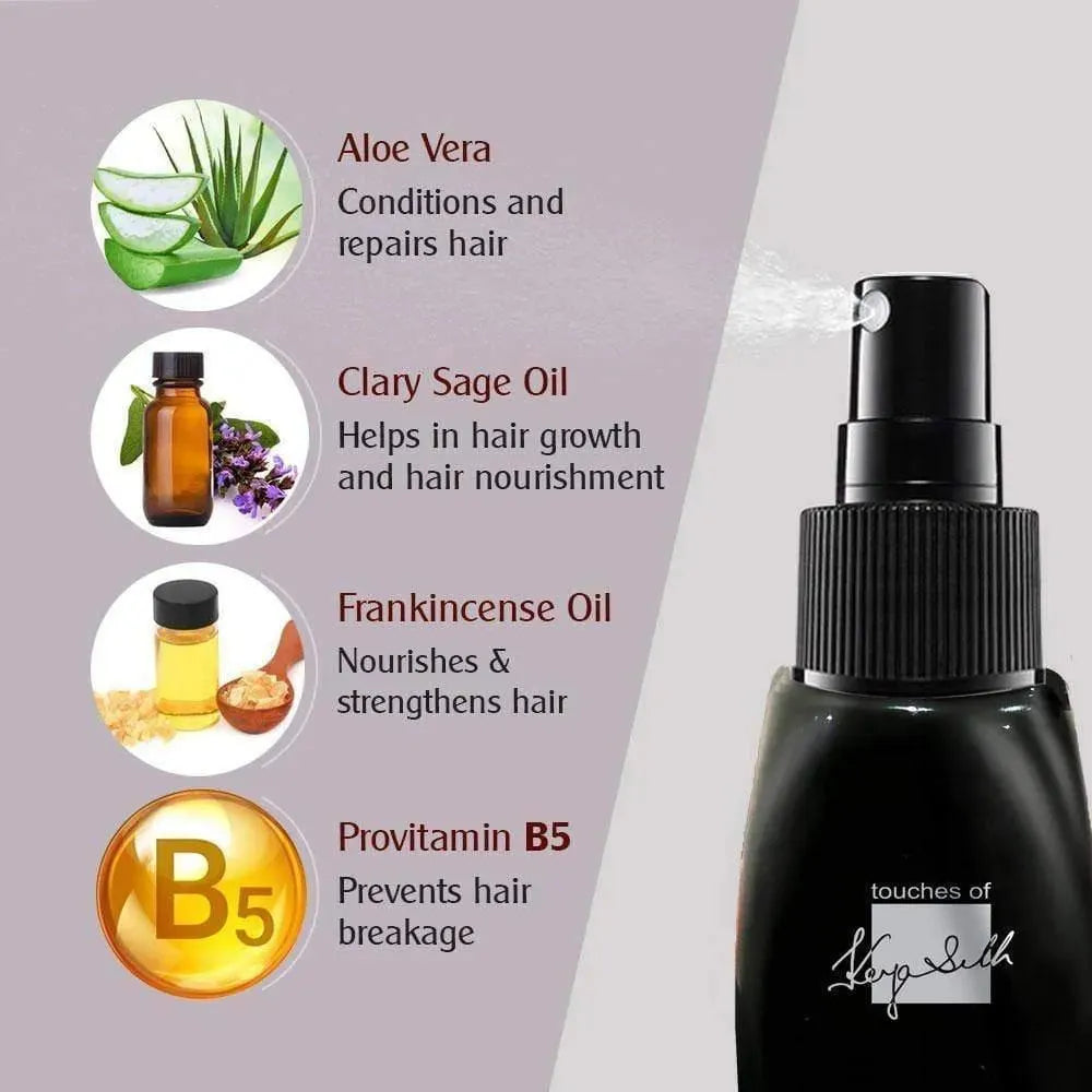 Hair Styling Lotion for Studio Styling Shaping Strong Hold & Nourishment with Frankincense & Clary Sage 45ml