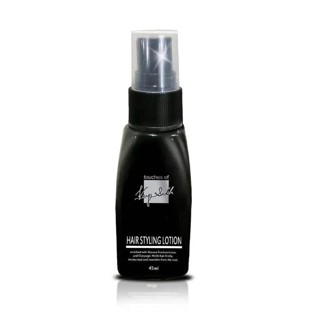 Hair Styling Lotion for Studio Styling Shaping Strong Hold & Nourishment with Frankincense & Clary Sage 45ml