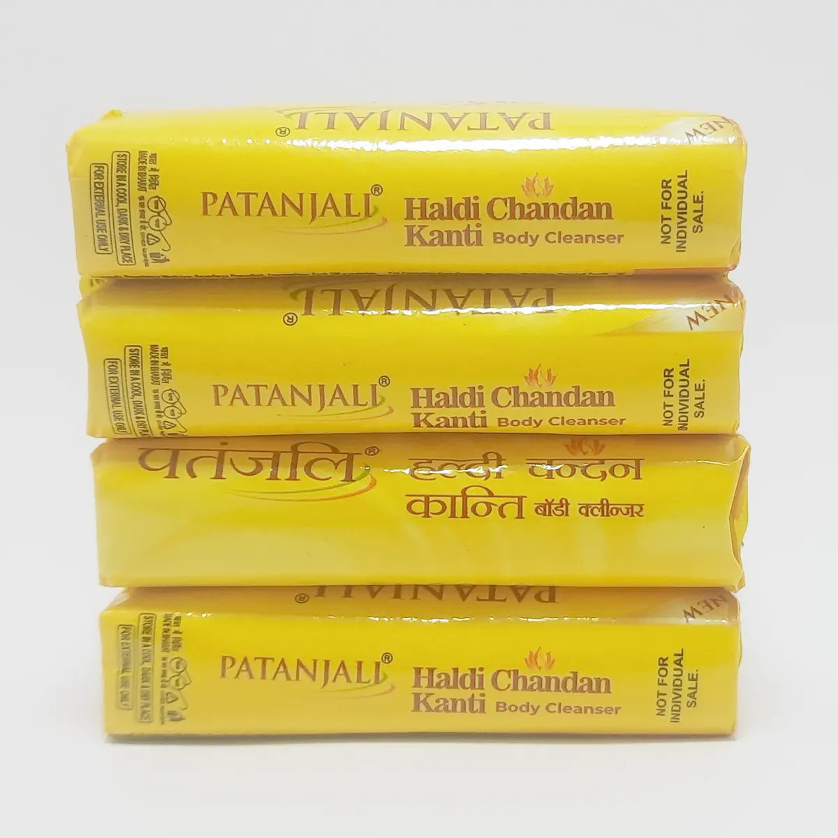 Patanjali Haldi Chandan Kanti Body Cleanser - Pack of 4