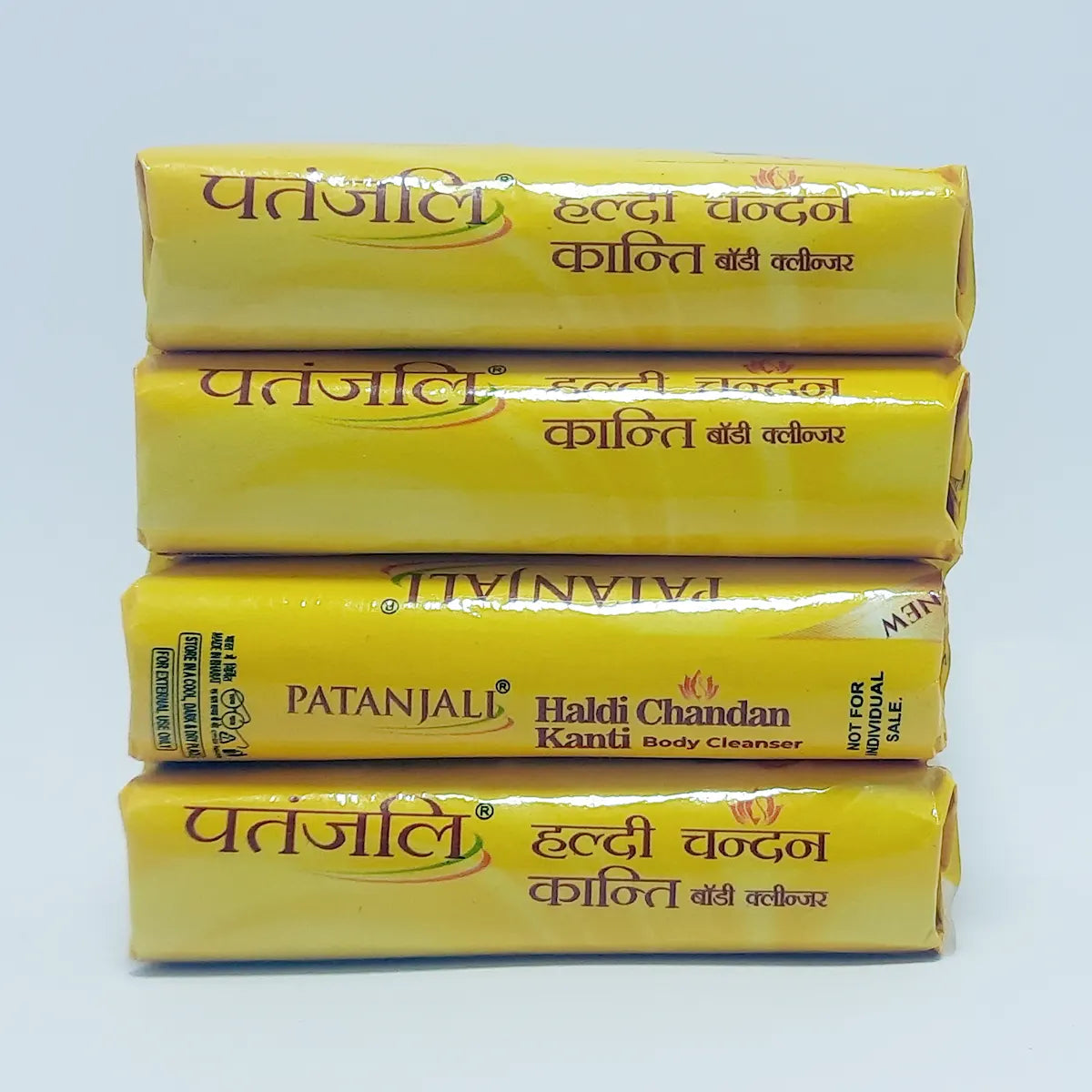 Patanjali Haldi Chandan Kanti Body Cleanser - Pack of 4