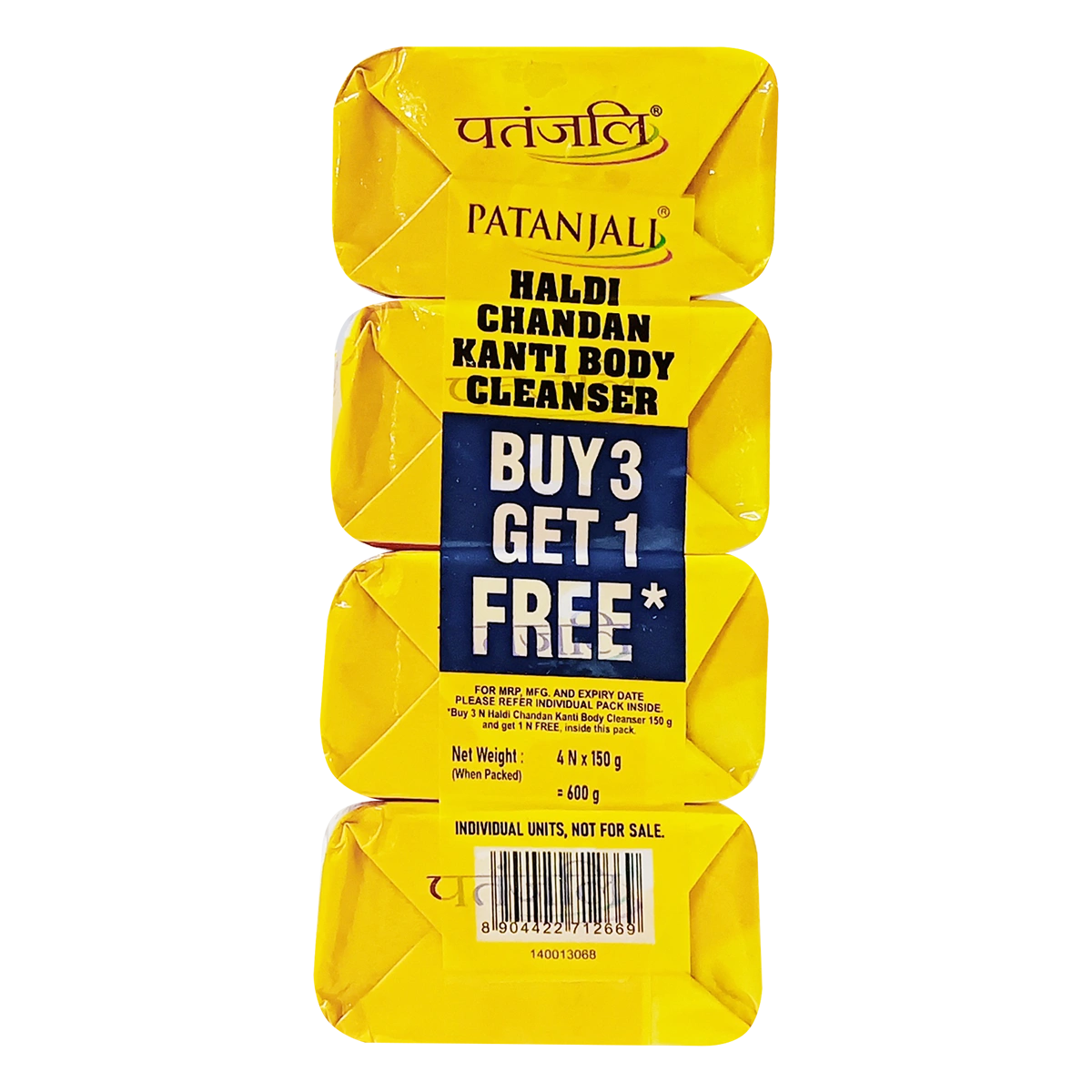 Haldi Chandan Kanti Body Cleanser 150g B3g1