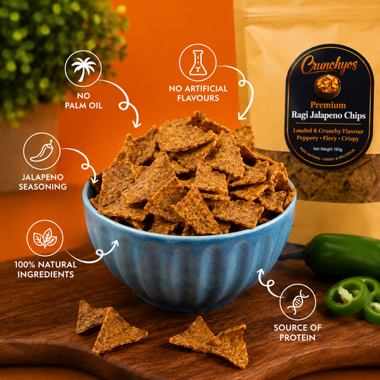 Ragi Jalapeno Chips 150g