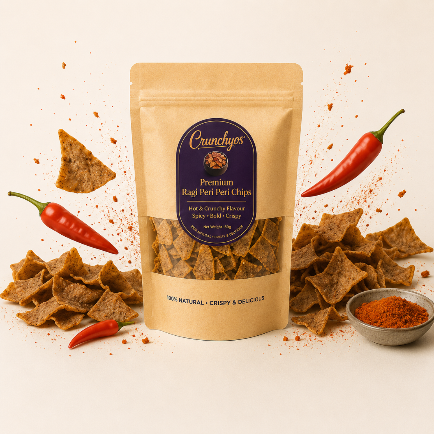 Ragi Peri Peri Chips 150g