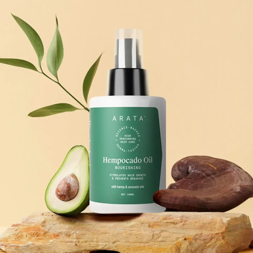 【Arata】 Hempocado Oil - 100ml｜ナリッシング ヘンポカドオイル｜100ml