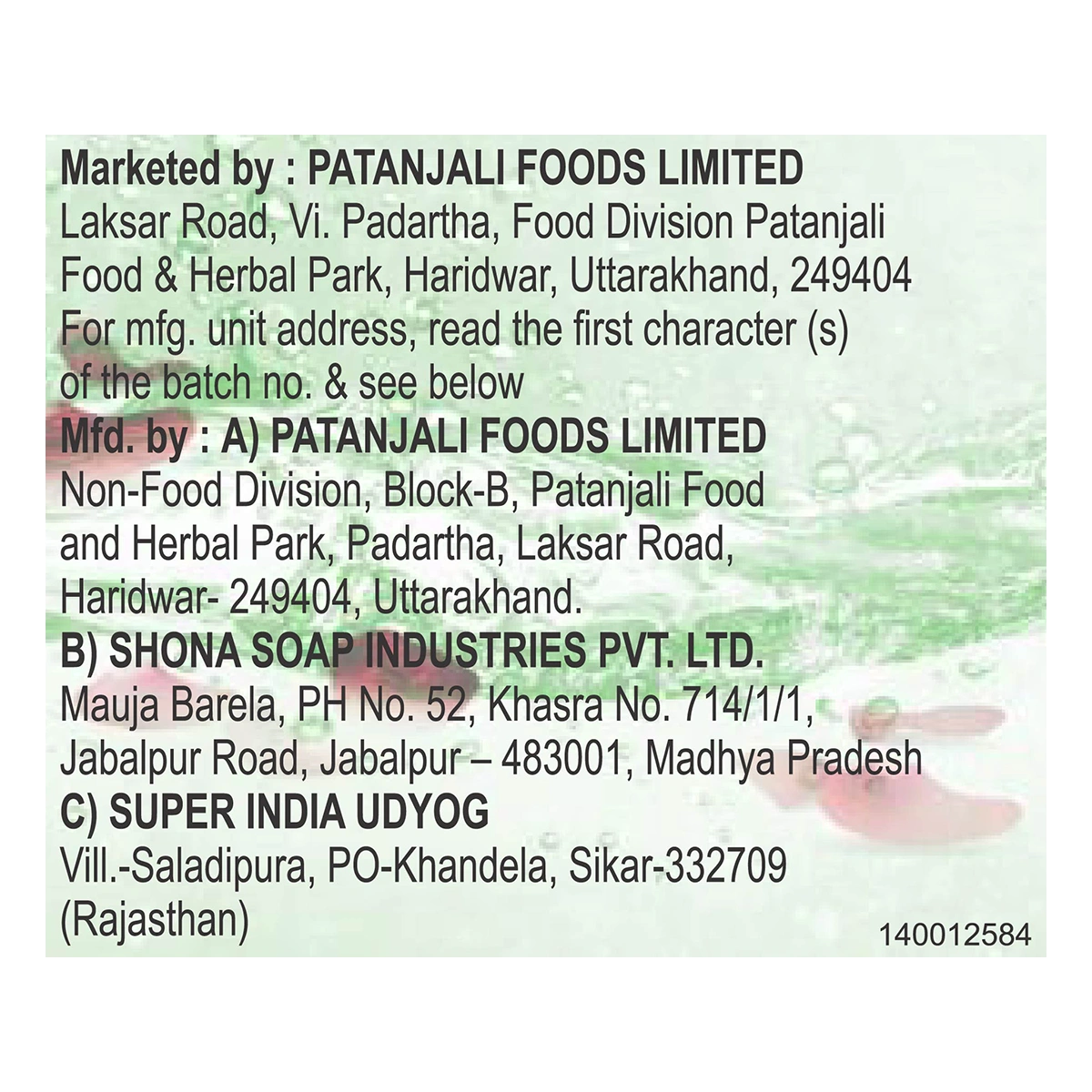 Herbal Wash + Detergent Powder