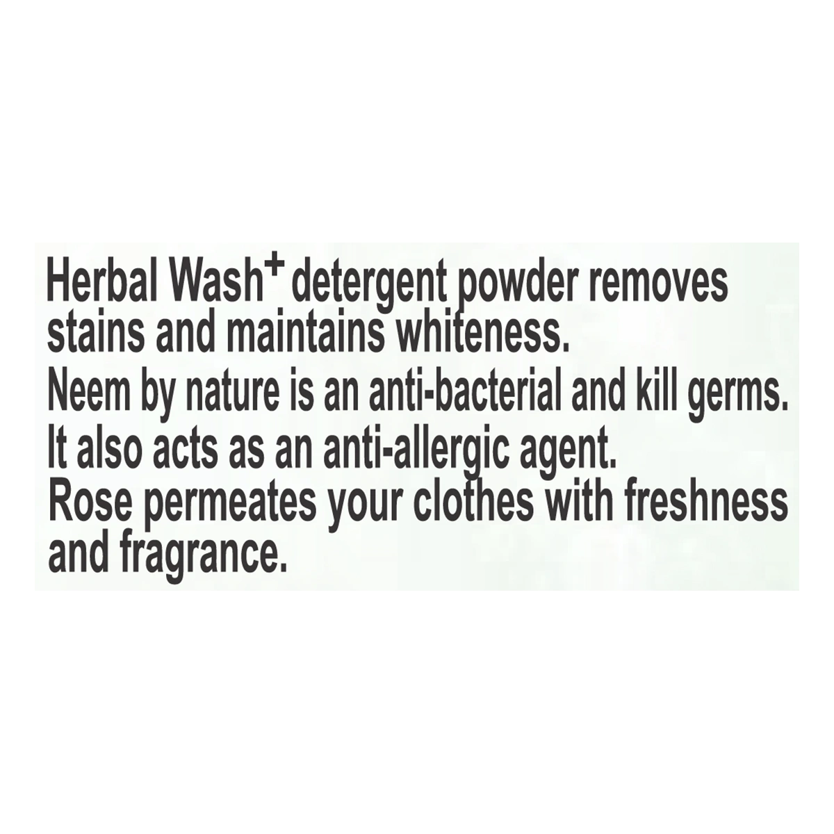 Herbal wash⁺ Detergent Powder (Buy5 Get1free)