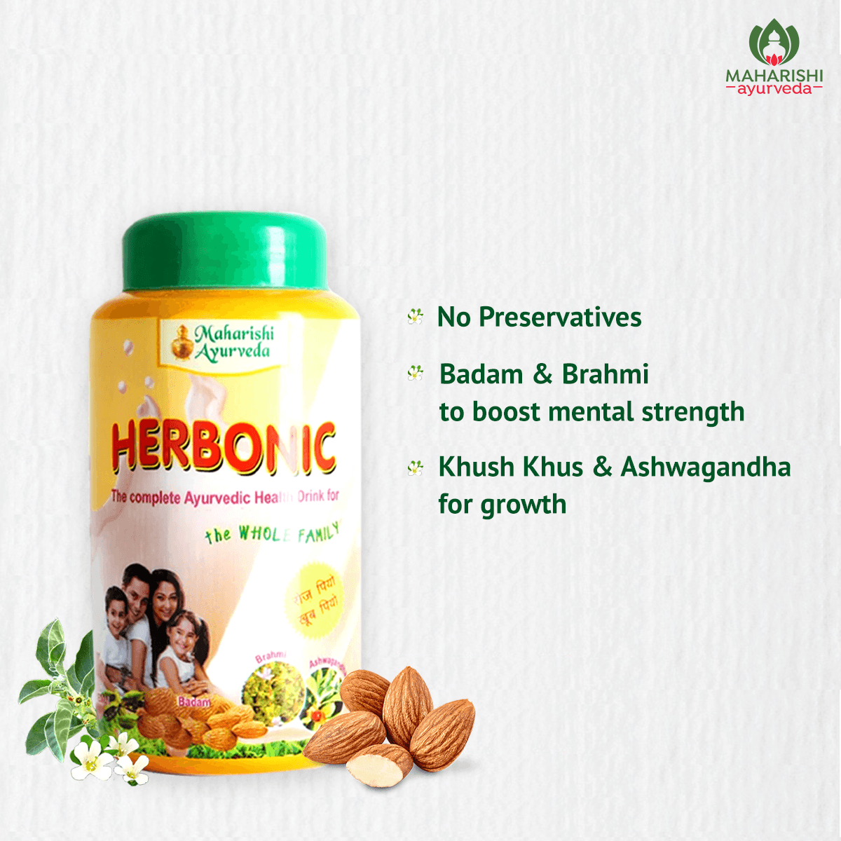 Herbonic and Vidyarthi Amrit - For Mental Concentration & Clarity