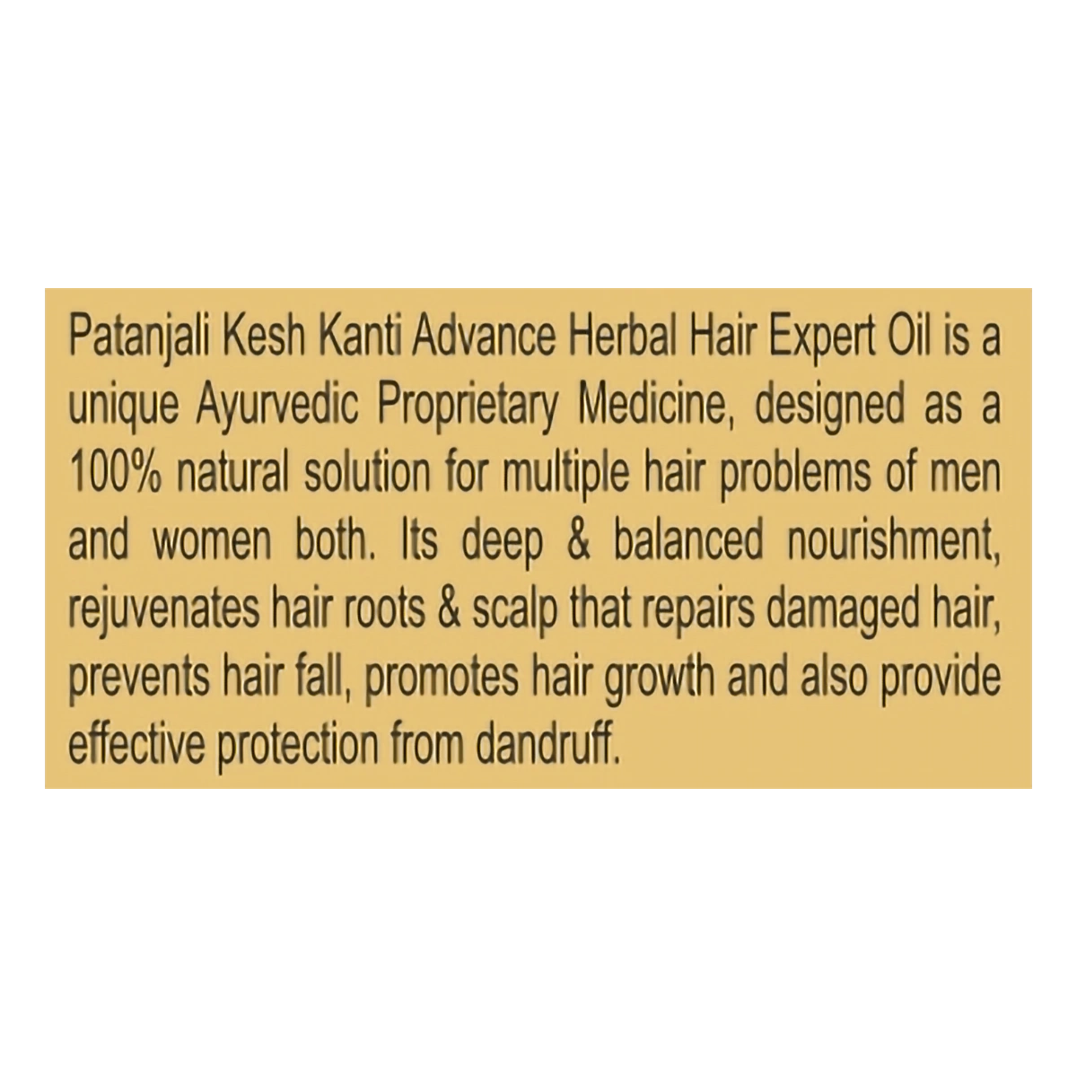 Patanjali Kesh Kanti Advance Herbal Hair Expert Oil (100 ml)