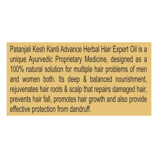 Patanjali Kesh Kanti Advance Herbal Hair Expert Oil (100 ml)