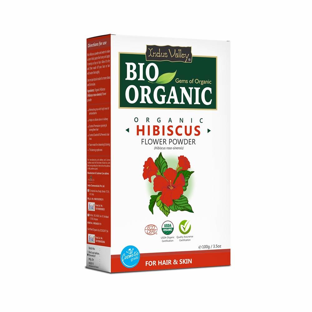 Bio Organic Hibiscus Flower Powder - 100gm 100g