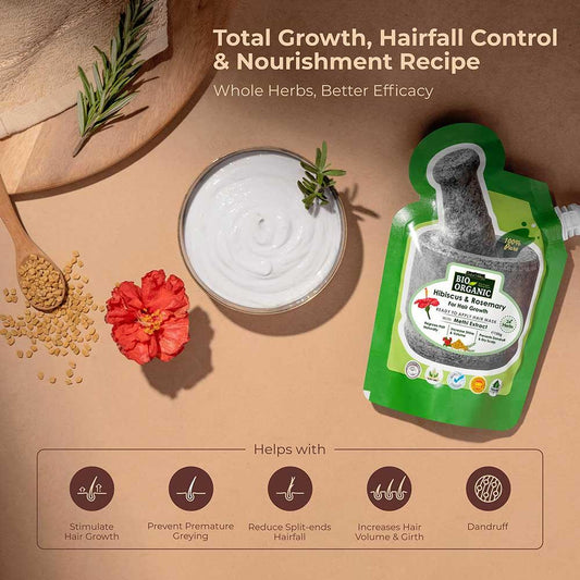 【Indus Valley】 Ready-to-Apply Hair Care Mask With Hibiscus, Rosemary & Methi Seeds - 150gm｜レディトゥアプライ ヘアケアマスク ハイビスカス、ローズマリー＆メティシード配合｜150g｜2個セット