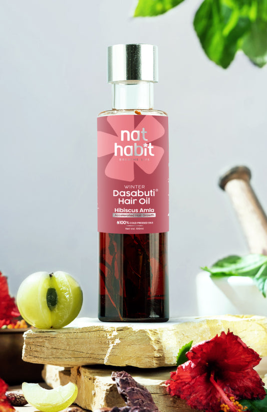 Hibiscus Amla DASABUTI Winter Hair Oil 100ml
