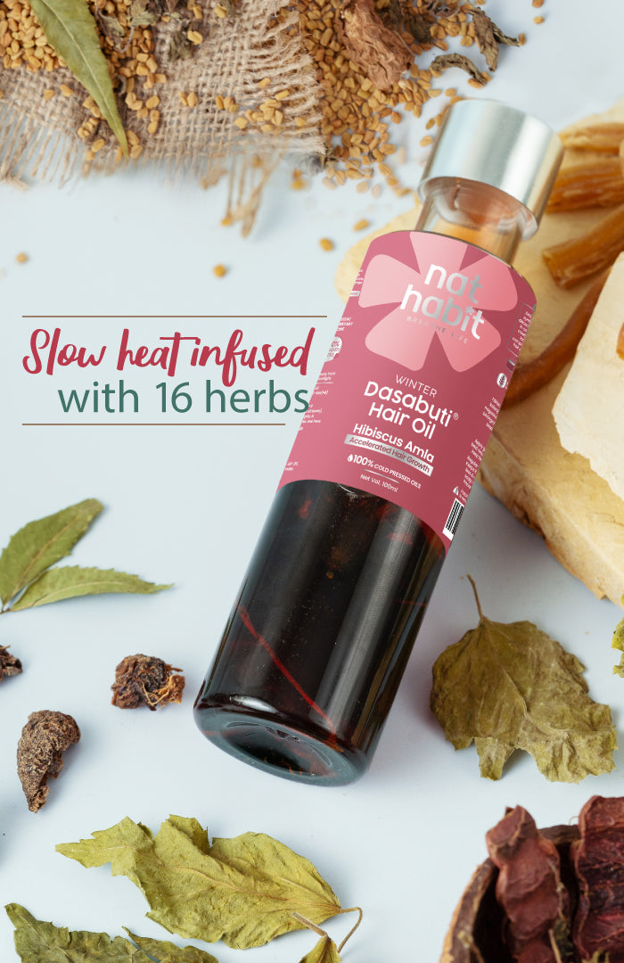 Hibiscus Amla DASABUTI Winter Hair Oil 100ml