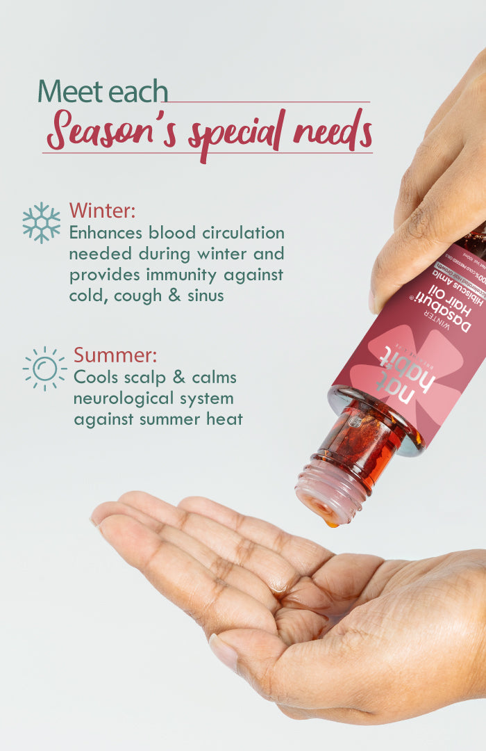 Hibiscus Amla DASABUTI Winter Hair Oil 100ml