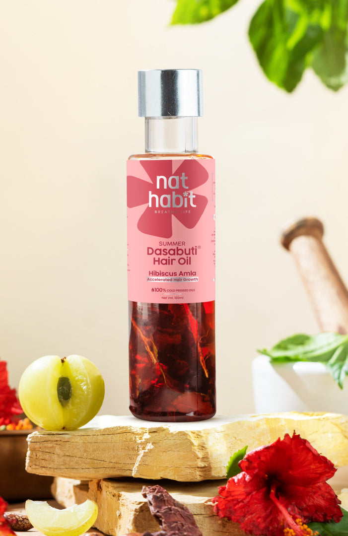 Hibiscus Amla DASABUTI Summer Hair Oil 100ml