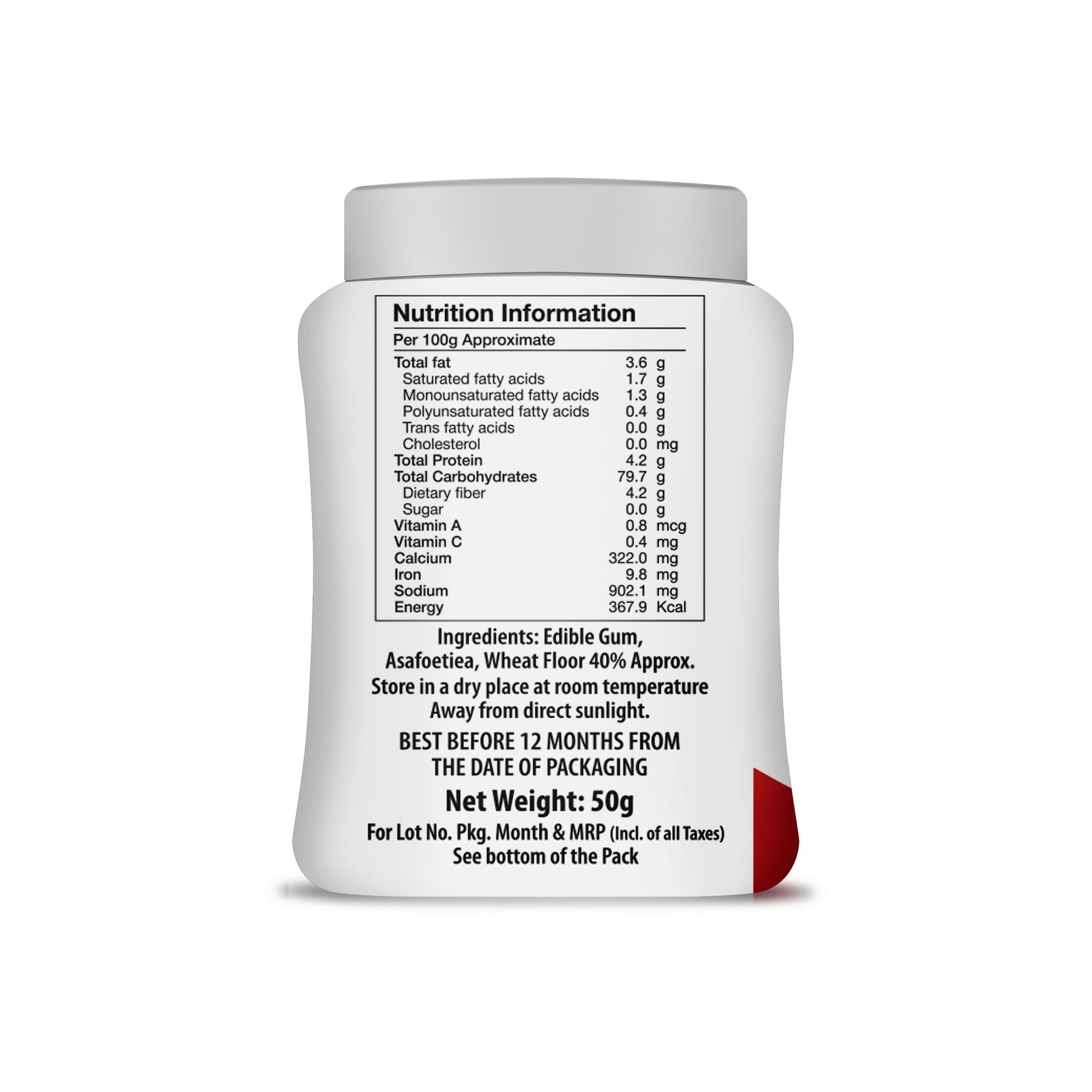 Compounded Asafoetida - Hing, 50 g 50g