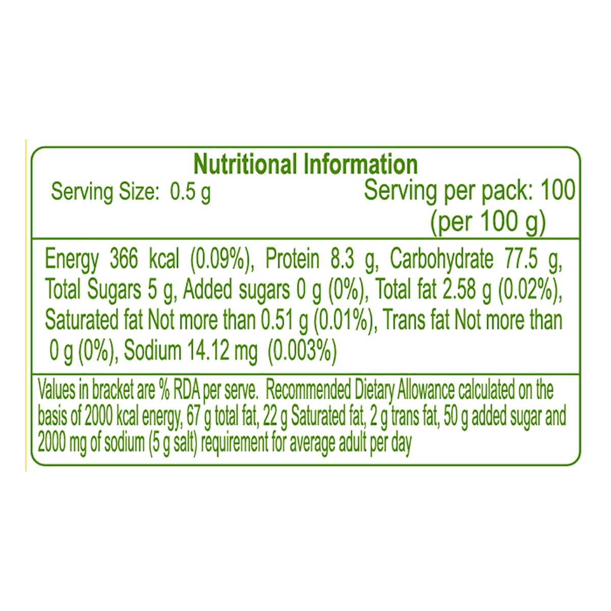 Patanjali Bandhani Hing (25 Gram) 50g